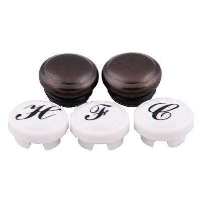 Moen 114324ORB - Kingsley Hot And Cold Handle Index Caps Kit