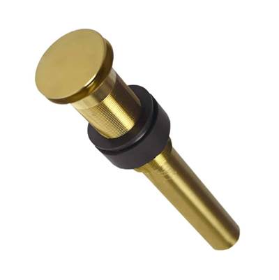 Native Trails DR120-BG - 1.5'' Dome Drain In Brushed Gold Pvd