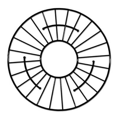 Native Trails GR951-MB - 11 3/16'' Round Bottom Grid In Matte Black
