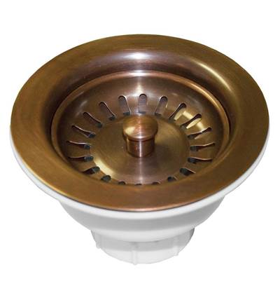 Native Trails DR320-SC - 3.5'' Basket Strainer In Solid Copper