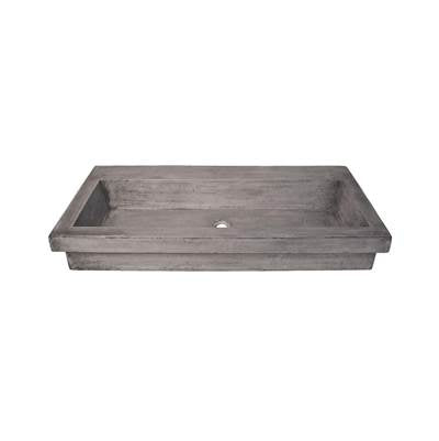 Native Trails NSL3619-AX - Trough 3619 In Ash - No Faucet Holes