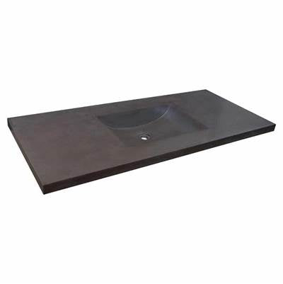 Native Trails NSVNT48-S1 - 48'' Palomar Vanity Top With Integral Sink In Slate - Single Faucet Cutout