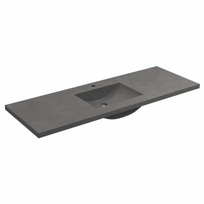 Native Trails NSVNT60-S1 - 60'' Palomar Vanity Top With Integral Sink In Slate - Single Faucet Cutout
