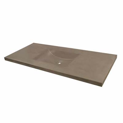 Native Trails NSVNT48-E - 48'' Palomar Vanity Top With Integral Sink In Earth - 8'' Widespread Cutout