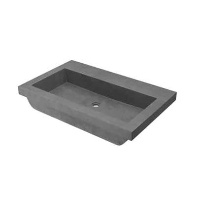 Native Trails NSL3019-SX - Trough 3019 In Slate - No Faucet Holes