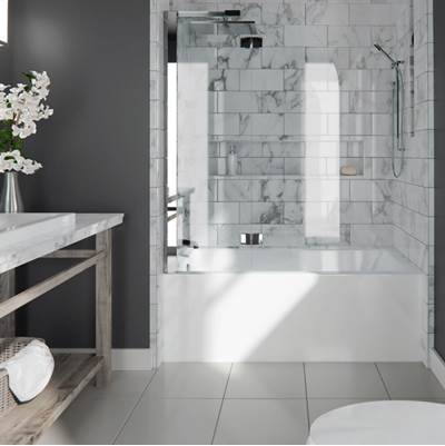 Neptune Entrepreneur 220164-000-001-202 - Azea 3260 Ifs Acrylic Alcove Right-Hand Drain Bathtub In White