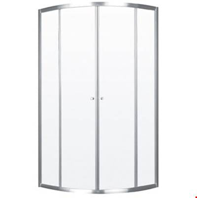 Neptune Entrepreneur 220087-900-084-000 - Barolo Neo-Round 36 X 36 X 36 In. 4 Mm Sliding Shower Door For Corner Installation With Clear Glass In Chrome