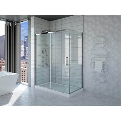 Neptune Entrepreneur 220011-503-001-000 - Impact 4836 Acrylic Right Corner Shower Base In White With Center Drain