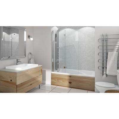 Neptune Entrepreneur 220486-L-110-001 - Juna 3060 If Acrylic Alcove Left-Hand Drain Activ-Air Bathtub In White