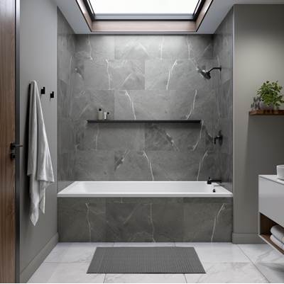 Neptune Entrepreneur 220391-000-001-002 - Pia 3272 If Afr Acrylic Alcove Right-Hand Drain Bathtub In White