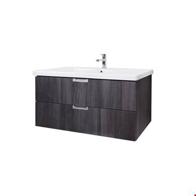 Aria CATVAN39 BL - Ar-New Light 39'' Vanity W/ 100Li, Black Gloss