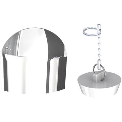 osb TR00CS-CP - W/O Trim Kit Plug&Chain W/Bell Slide-On Chrome Plated