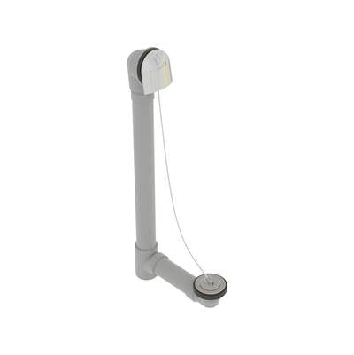 osb 5150CS-20CP - Pvc Extended Bath Waste W/Bell Faceplate & Plug & Chain Closure
