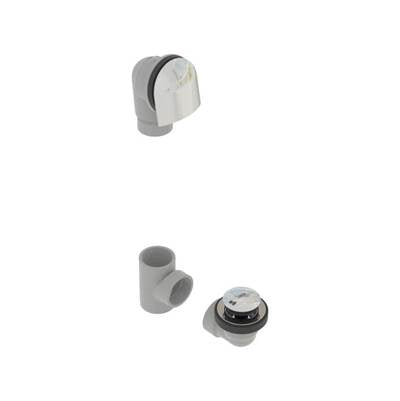 osb 5150TIPK-CP - Pvc Bath Waste W/Bell Faceplate & Tip Toe Closure - Full Kit