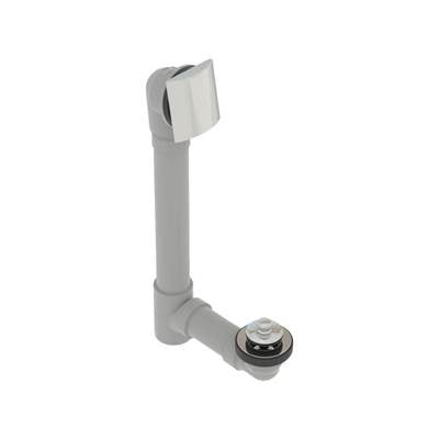 osb 5151PP-20CP - Pvc Bath Waste W/Square Faceplate & Push Pull Closure Extended