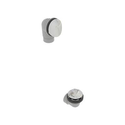 osb 5152THK-BN - Pvc Bath Waste W/Round Faceplate & Twirle Closure - Half Kit