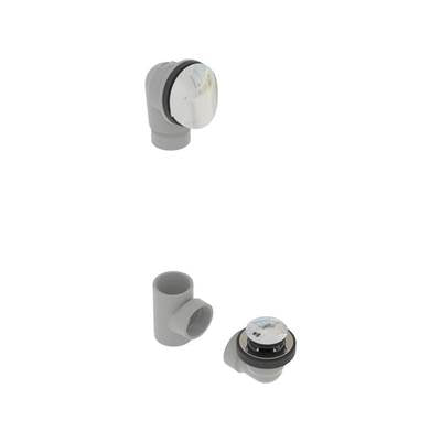 osb 5152TIPK-CP - Pvc Bath Waste W/Round Faceplate & Tip Toe Closure - Full Kit