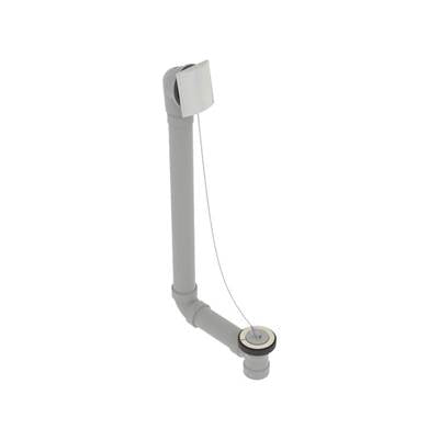 osb 541DCS-20CP - Pvc Direct Extended Bath Waste W/Square Faceplate & Plug & Chain Closure