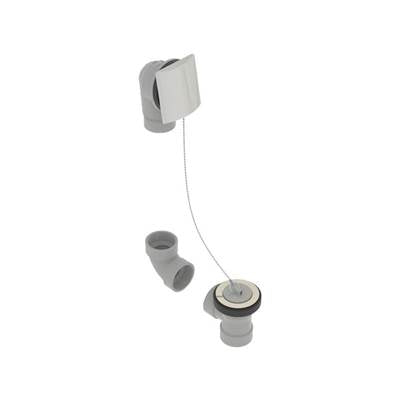 osb 541DCSK-CP - Pvc Direct Bath Waste W/Square Faceplate & Plug & Chain Closure - Full Kit