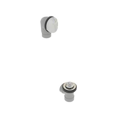 osb 542DLHK-W - Pvc Direct Bath Waste W/Round Faceplate & Lift & Turn Closure - Half Kit