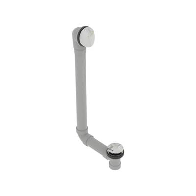 osb 542DQ-20BN - Pvc Direct Extended Bath Waste W/Round Faceplate & Clicker Closure