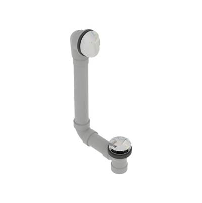 osb 542DQ-BN - Pvc Direct Bath Waste W/Round Faceplate & Clicker Closure