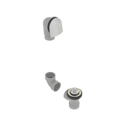 osb 54DQK-CP - Pvc Direct Bath Waste W/Bell Faceplate & Clicker Closure - Full Kit