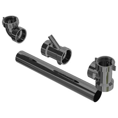 osb 6065-DCW - Abs Sched. 40 Dwv End Outlet Continuous Waste W/Dishwasher Bushing