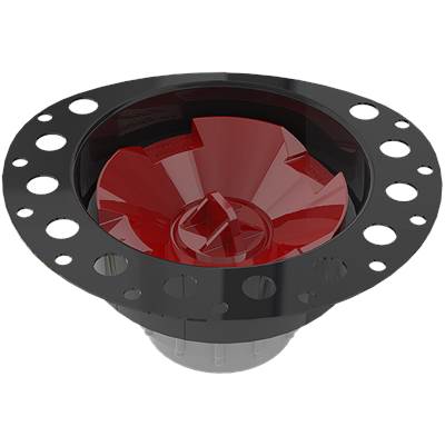 osb ITD5135 - Pvc Island Drain Freestanding Tub Drain Rough-In