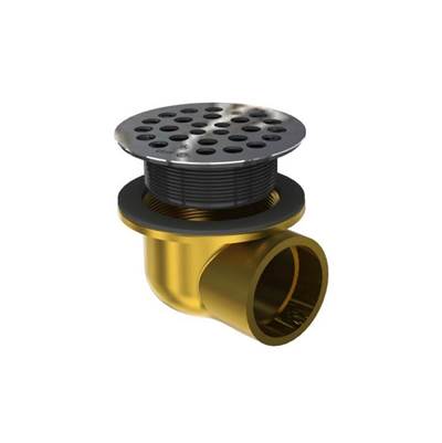 osb SD372-VB - 2'' Shower Pan Drn Brass Side Outlet