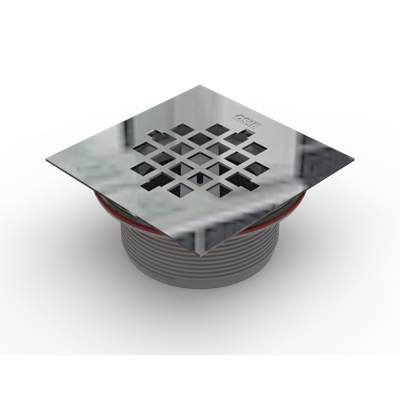 osb SD313-BN - 2'' Abs Shower Drain No Caulk Sq