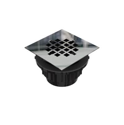osb SD354-LB - 2'' Abs Shower Drain X Hub Square