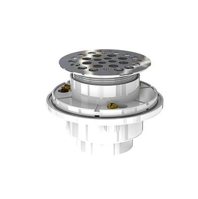 osb SD5145-CP - 2'' Pvc Adjustable Round Shower Drain For Shower Pan Liner