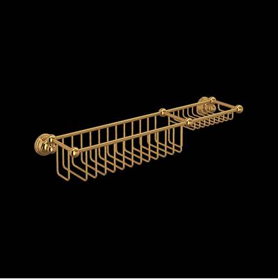 Perrin & Rowe U.6962EG - 20" Bottle Basket With Soap Tray