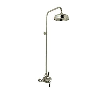 Perrin & Rowe U.KIT2L-STN - Edwardian™ 3/4" Exposed Wall Mount Thermostatic Shower System