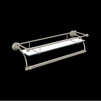 Perrin & Rowe U.6975PN - Wall Mount Glass Vanity Shelf