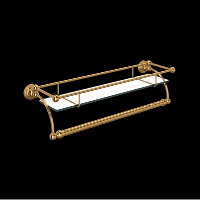 Perrin & Rowe U.6975EG - Wall Mount Glass Vanity Shelf