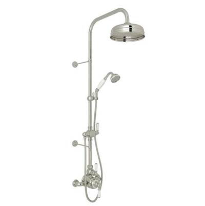 Perrin & Rowe U.KIT1NL-PN - Edwardian™ 3/4" Exposed Wall Mount Thermostatic Shower System
