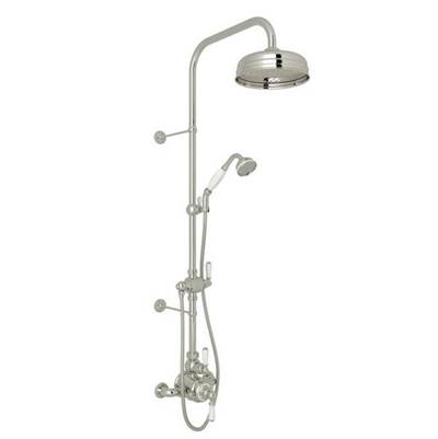 Perrin & Rowe U.KIT1NL-PN - Edwardian™ 3/4" Exposed Wall Mount Thermostatic Shower System
