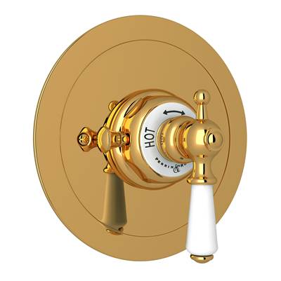 Perrin & Rowe U.5565L-ULB/TO - Edwardian™ 3/4" Round Thermostatic Trim Without Volume Control