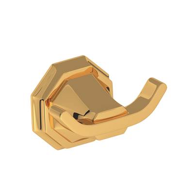 Perrin & Rowe U.6122EG - Deco™ Double Robe Hook