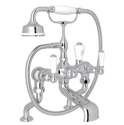 Perrin & Rowe U.3500L/1-APC - Traditional Exposed Deck Mount Tub Filler