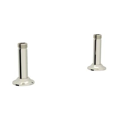 Perrin & Rowe U.6794PN-2 - Georgian Era™ Bridge Faucet Straight Deck Unions