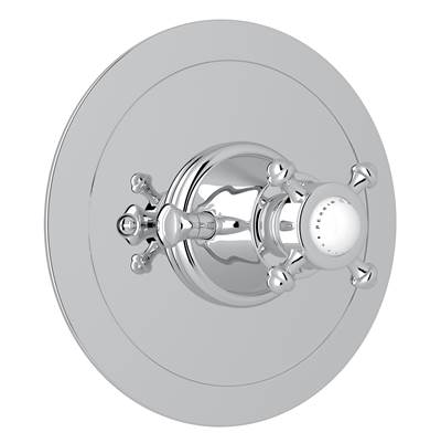 Perrin & Rowe U.5786X-APC/TO - Edwardian™ 3/4" Round Thermostatic Trim Without Volume Control