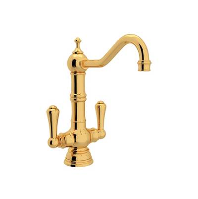 Perrin & Rowe U.4759EG-2 - Edwardian™ Two Handle Bar/Food Prep Kitchen Faucet