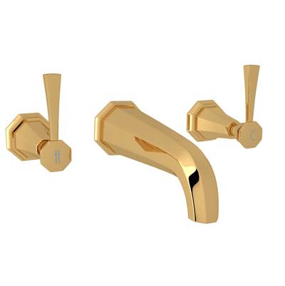 Perrin & Rowe U.3170LS-EG/TO-2 - Deco™ Wall Mount Lavatory Faucet Trim