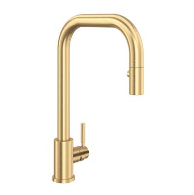 Perrin & Rowe U.4046L-SEG-2 - Holborn™ Pull-Down Kitchen Faucet With U-Spout