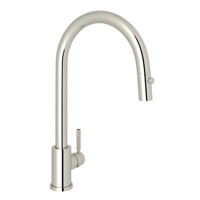 Perrin & Rowe U.4044PN-2 - Holborn™ Pull-Down Kitchen Faucet With C-Spout
