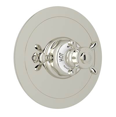 Perrin & Rowe U.5566X-PN/TO - Edwardian™ 3/4" Round Thermostatic Trim Without Volume Control