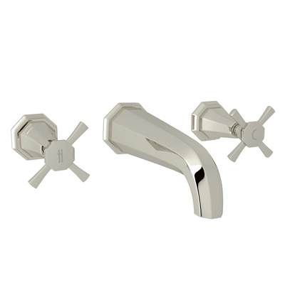 Perrin & Rowe U.3171X-PN/TO-2 - Deco™ Wall Mount Lavatory Faucet Trim